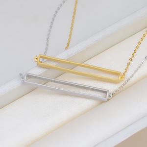 Accessoires en perles Han S925 DIY, support vide de 3,5 à 4 pouces pour pendentif mat non perforé 1809 avec perles en vrac - Product Image 1