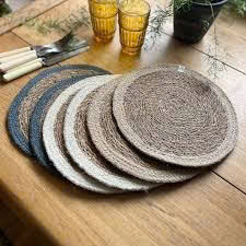 Handmade Natural Seagrass <b>Tablecloth</b> Woven With Water Hyacinth Eco-friendly Minimalist - Product Image 3