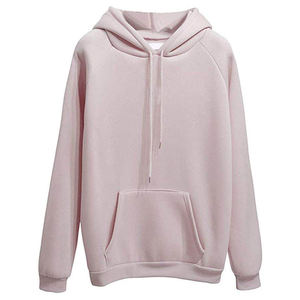 Sudadera con Capucha Rosa para Mujer, Manga Larga, Color Sólido, Tejido de Algodón, Ropa de Otoño - Product Image 5