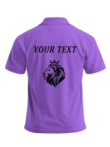 เสื้อถักคอตตอนสำหรับผู้ชายผ้าโพลีเอสเตอร์/ ผ้าฝ้ายระบายอากาศได้ดีสีทึบแฟชั่นลำลอง - Product Image 6
