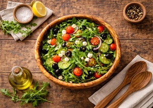 Bol à salade en bois d'olivier fait main, grand centre de table en bois, écologique, durable, artisanal, naturel, de luxe - Product Image 6
