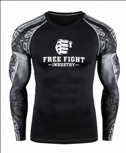 <b>Boxing</b> MMA T-<b>shirt</b>+Pant Sportsuit Men Rashguard Jiu Jitsu T-<b>Shirt</b> Muay Thai Shorts Bjj Kickboxing Compression Figtwear Set - Product Image 1