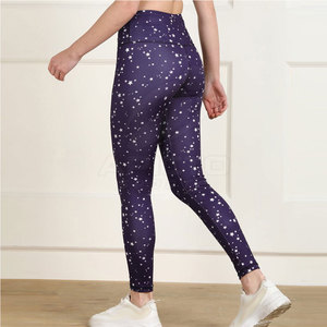 Leggings slim pour femmes, couleur unie, pour le fitness et le style urbain, taille haute, en spandex/polyester, séchage rapide, faible MOQ - Product Image 3