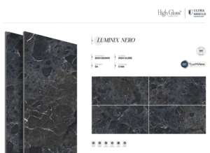 กระเบื้องพอร์ซเลนเคลือบเงาคุณภาพสูง ขนาด 800x1600 1200x1800 750x1500 มม. ออกแบบมาเพื่อเพิ่มความโดดเด่นให้กับการตกแต่งภายในสไตล์ร่วมสมัยด้วยความเงางามระดับพรีเมียม - Product Image 3