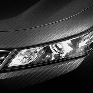 7D High Gloss Black Carbon Fiber Vinyl Wrap Film <b>Roll</b> <b>Bubble</b> Free Air Release for Cars Laptops Phones - Product Image 5