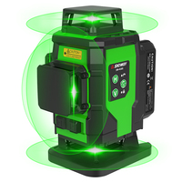 Niveau laser vert auto-nivelant Sndway 16 lignes 4D 360° rechargeable avec télécommande verticale et horizontale