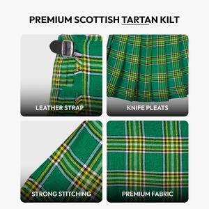 Kilt traditionnel en laine pour homme sur mesure, tartan écossais haut de gamme, impression numérique, OEM ODM, vente en gros, usine - Product Image 6