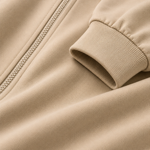Custom Unisex Full <b>Zip</b> <b>Hooded</b> Tracksuit Premium Cotton Blend Jogger Set Casual Sportswear OEM ODM Manufacturer - Product Image 5