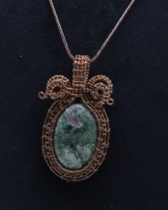 Natural Agate Stone Copper Wire <b>Wrapped</b> Pendant Necklace Handmade Boho Gemstone Jewelry <b>Gift</b> for Women - Product Image 2