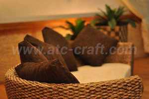 Sofá Esquinero Contemporáneo con Brazos Curvos y Respaldo Acolchado en Tela, Sofá Cama para Sala de Estar y Villa - Product Image 4