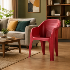 Chaise en plastique moderne et durable Jumbo avec design imperméable et garantie de 2 ans pour la maison, le bureau et le salon - Product Image 4