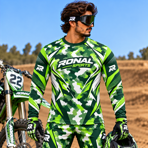 Jersey de Ciclismo de Montaña Personalizado |   Ropa Deportiva Profesional para Ciclismo, Anti-UV y Resistente al Fuego |   OEM/ODM Personalizado para Ciclismo - Product Image 3