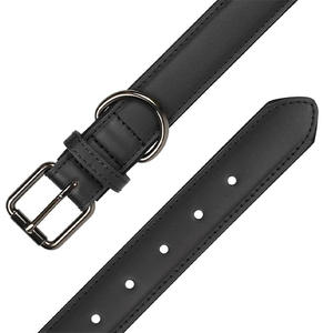 Collar de Cuero PU Ajustable y Duradero con Hebilla Metálica de Alta Calidad para Perros, Cinturón de Cuero Genuino de Lujo a Precio de Fábrica - Product Image 3