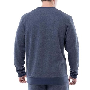 Sudadera de Punto para Hombre, Cuello Redondo, Color Sólido, Corte Regular, Material de Algodón, Estilo Casual para Otoño, Nueva Llegada, Servicio OEM ODM - Product Image 2