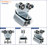 Chariot de câble manuel en acier inoxydable CMK CT3032-01 pour grue EOT, porte-câble 3 couches, 4 roues, charge 30-60 kg, moulage par investissement
