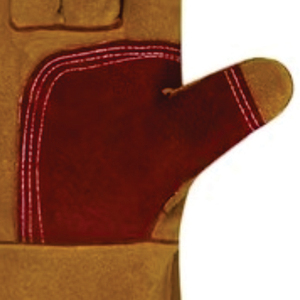Holy Signs International AB Grade Brown Cowhide Leather Durable Powder-Free Silicone-Free <b>Latex</b>-Free Sterile Straight <b>Gloves</b> - Product Image 5