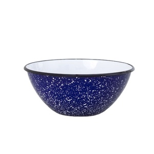 Cuenco de almacenamiento de alimentos esmaltado, cuenco impreso de esmalte de varios colores con Metal sólido para decoración de hogar, Hotel y fiestas, nuevo diseño - Product Image 1