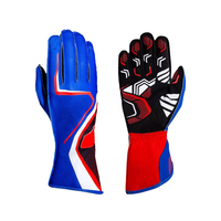 Guantes de Carreras Profesionales Premium, Personalizados al por Mayor, para Go Kart y Deportes de Motor, Transpirables, con Cierre de Gancho y Bucle, de Dedo Completo