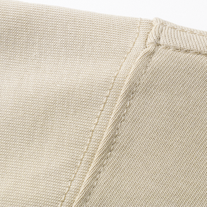 T-shirt Homme OEM Personnalisé de Haute Qualité à Capuche Coupe Courte et Ample Décontractée 230g Polyester/Coton Séchage Rapide Respirant Vierge - Product Image 3