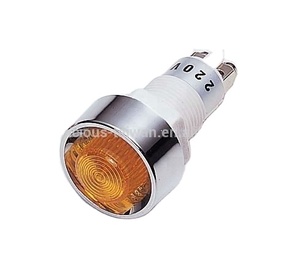 AP 12Mm Pilot Đèn Chỉ Số Ánh Sáng (NPL-12)-110V/220VAC & 12V/24VDC Filament & Neon Nguồn Ánh Sáng - Product Image 1