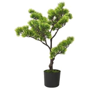 23.6 \ "arbre artificiel vert de bonsaï de Pinus avec les arbres artificiels de conception unique de pot - Product Image 1