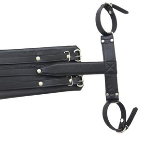 <b>Leather</b> Ankle <b>Cuffs</b> Pair with Strong Buckles and Comfortable Padding - Product Image 2