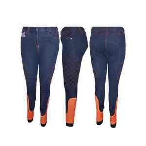 Pantalones ecuestres resistentes a la abrasión para entrenamiento profesional y trabajo en el rancho, pantalones de equitación. - Product Image 1