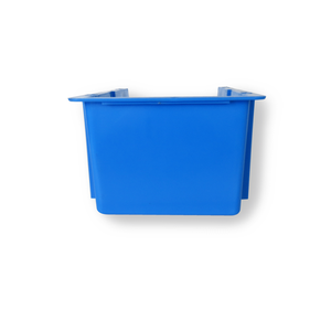 Contenedor de Almacenamiento Apilable de Plástico PP Azul, Contenedor Rectangular para Piezas de Almacén Industrial, Contenedor de Recogida, Suministro de Fábrica OEM - Product Image 2