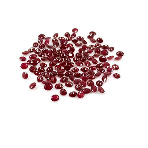 Rubis naturels de Bangkok, ovales calibrés 3x4mm, pierres précieuses facettées naturelles, prêtes à l'emploi pour la création de bijoux - Product Image 2