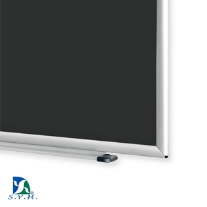 Elegant Silver Aluminum <b>Frame</b> <b>Magnetic</b> Chalkboard with Small Corner Protectors for Schools & Offices - Product Image 4