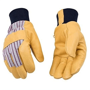 Gants de travail en cuir de vachette grainé haute performance, résistants à l'abrasion, doux et confortables, pour usage domestique et professionnel. - Product Image 2