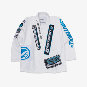 Kimono de Jiu-Jitsu BJJ Shoyorol de Calidad Premium RTS, 100% Algodón Puro, Tela de 440 g/m², Logotipo Frontal, Duradero, Transpirable, Lavado - Product Image 5