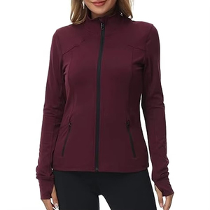 New Fashion Outdoor Casual Women <b>Yoga</b> <b>jacket</b> in top quality reversible breathable Women <b>Yoga</b> <b>jacket</b> with color customized - Product Image 5