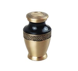 Urna Funeraria Dorada de Estilo Europeo para Adultos, Duradera, Último Diseño, Urnas Pequeñas de Metal para Guardar Cenizas, Estilos Personalizados - Product Image 1