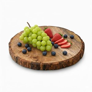 Custom Size Live Edge Wood Serving <b>Platter</b> Handmade Natural Wooden Display Tray for Retail Gift and Home Decor - Product Image 6