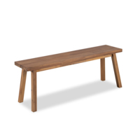 Fournisseur du Vietnam Banc d'extérieur en bois d'acacia antique, rustique, naturel et original pour parc extérieur