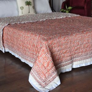 Productos Más Vendidos, Fabricante Indio, Juego de Ropa de Cama King Size con Estampado Clásico, 100% Algodón Hecho a Mano, para Todas las Temporadas - Product Image 3