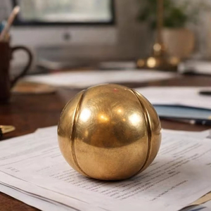 Solid Metal <b>Paperweight</b> Stylish Office Desk Organizer Decorative Functional Paper Holder Item - Product Image 1