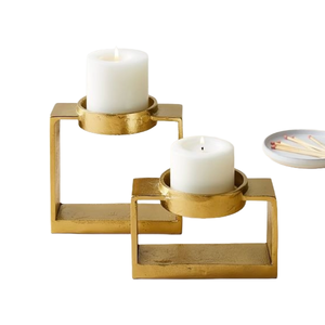 Luxury Metal Forged Candle Holder for Home & Party Decoration for Best Price - Product Image 2