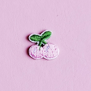 <b>Mini</b> Cherry Embroidered <b>Canvas</b> Iron on Patch for Hats - Product Image 5