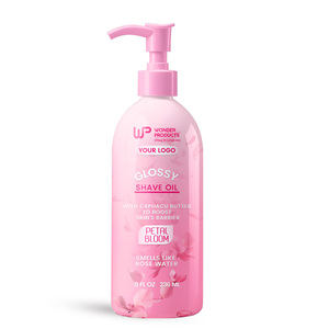 Huile à raser brillante premium 8oz, parfum Delicate Petal Bloom pour une sensation rafraîchissante, avec étiquette privée OEM/ODM au prix de gros - Product Image 1