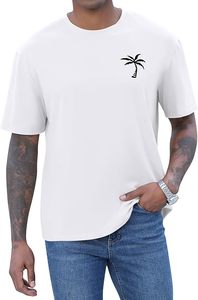 Camiseta Oversize de Algodón 100% de Alto Gramaje para Hombre, 220 Gramos, con Estampado Personalizado en Hombro, Estilo Hip Hop, Tallas Grandes, 100% Algodón, Lisa, Corte Boxy para Hombre - Product Image 3