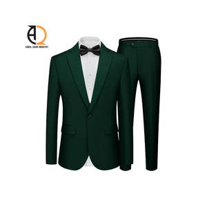 Traje de solapa de dos botones y botonadura sencilla para hombre, color rosa cuarzo, con cierre de botón, talla grande, transpirable para primavera - Product Image 6