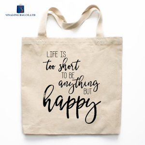 Canvas Zipper Bag Reusable Eco Cosmetic Pouch Custom Logo Printing Wholesale - Product Image 1