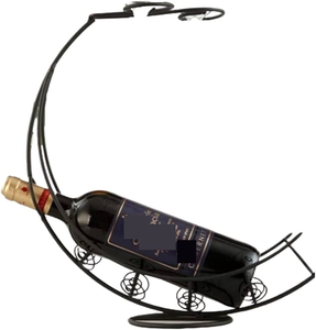 Estante para Vino de Metal en Forma de Luna, Decorativo, Apilable, de Diseño Moderno, para Botellas de Vino - Product Image 1
