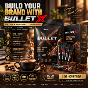 Café Instantáneo Amargo para Dieta Keto, MCT, Bajo en Azúcar, Control de Peso, Premezcla Funcional, OEM, Marca Privada, Malasia - Product Image 1