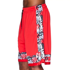 Pantalones cortos deportivos para hombre, de verano, con diseño sólido, de poliéster y malla, de secado rápido, estilo urbano, pantalones cortos de fitness 2 en 1, ropa deportiva de alto rendimiento - Product Image 3