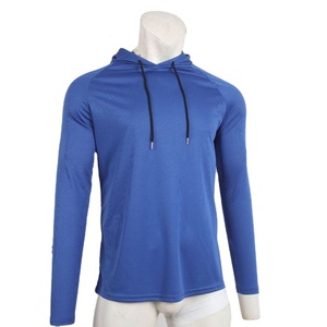 Sudadera con Capucha de Punto para Hombre, de Secado Rápido, Transpirable, de Manga Larga, Informal, para Correr, Entrenamiento Físico, OEM/ODM - Product Image 4