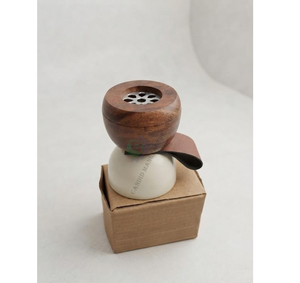 Handmade Sandalwood <b>Oud</b> <b>Bakhoor</b> Incense Burner Eco-Friendly Durable Arabic Islamic Indian Incense All-Season for Home Religious - Product Image 1