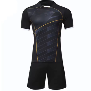 ผลิตชุดเสื้อฟุตบอล กางเกงขาสั้น คุณภาพสูง แบบสั่งทำพิเศษ ชุดยูนิฟอร์มฟุตบอลแบบซับลิเมชั่น โพลีเอสเตอร์ 100% แห้งเร็ว - Product Image 6